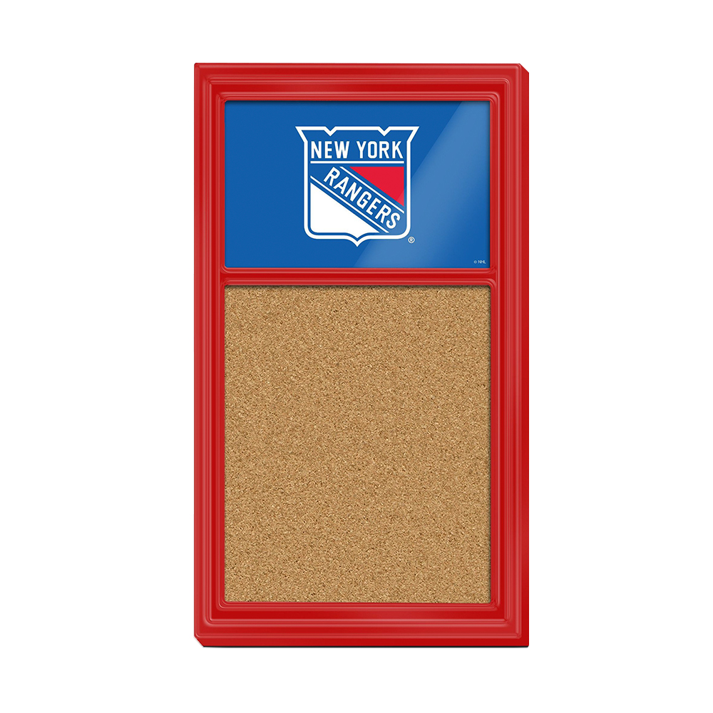 New York Rangers Cork Noteboard  