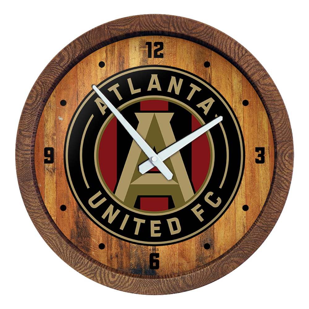 Atlanta United: "Faux" Barrel Top Clock  