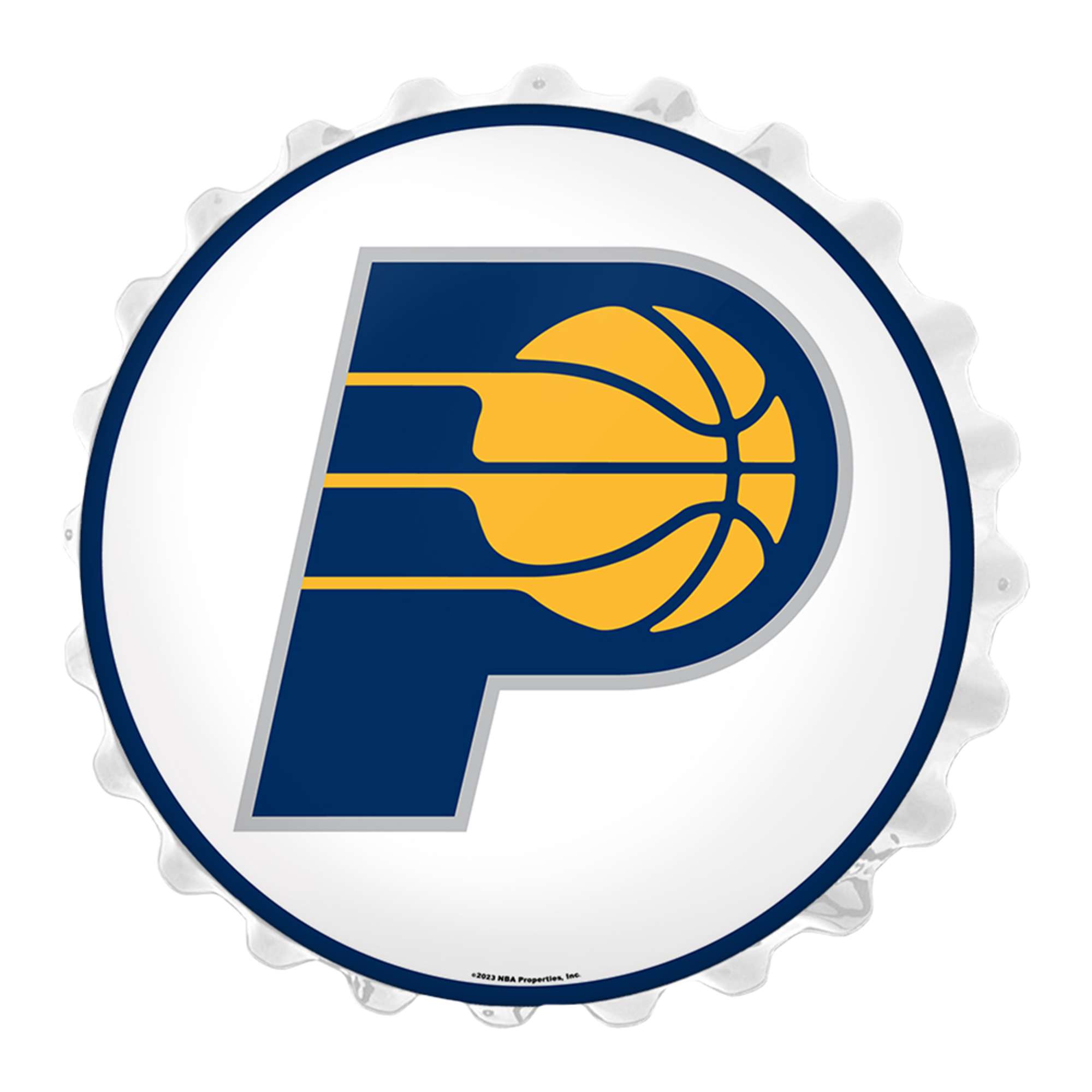 Indiana Pacers: Bottle Cap Wall Light