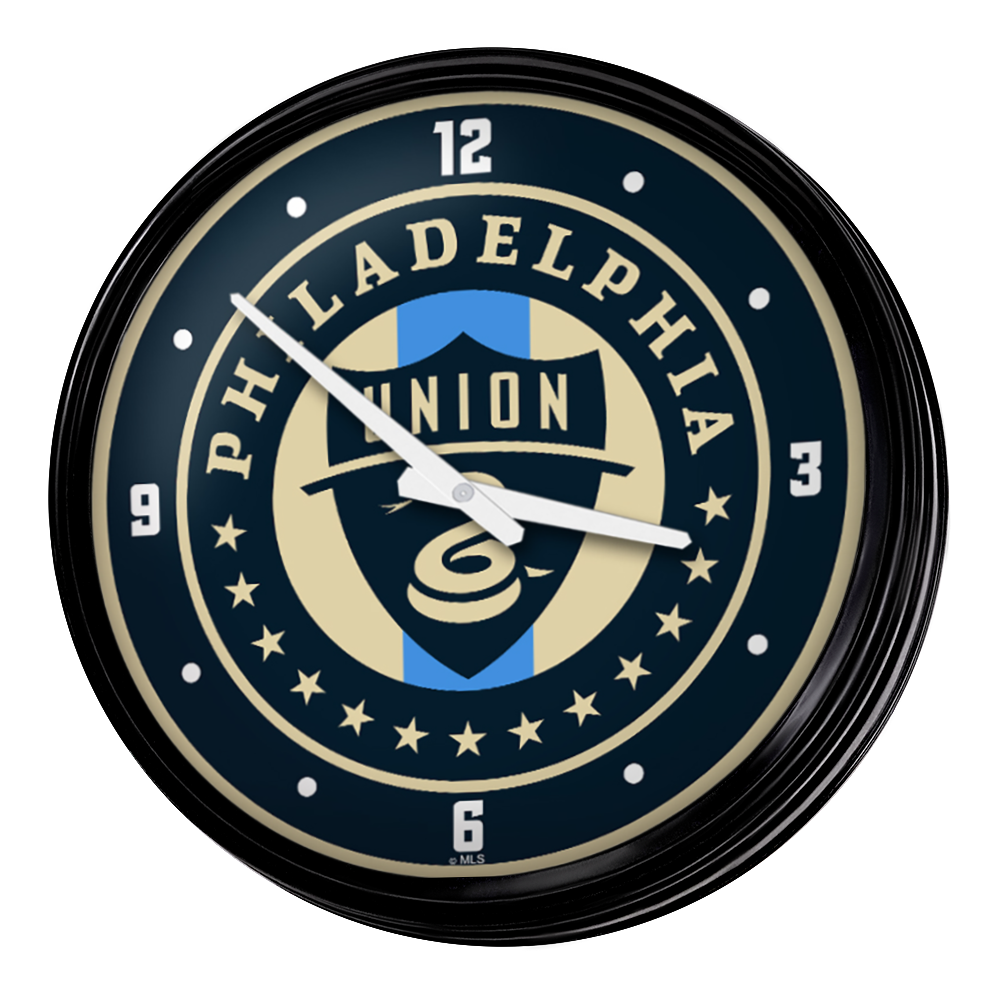 Philadelphia Union: Retro Lighted Wall Clock