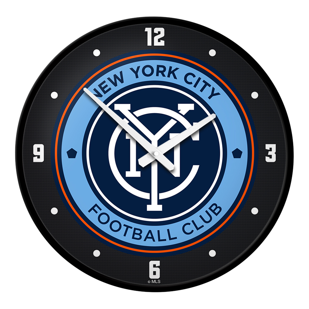 New York City FC: Modern Disc Wall Clock