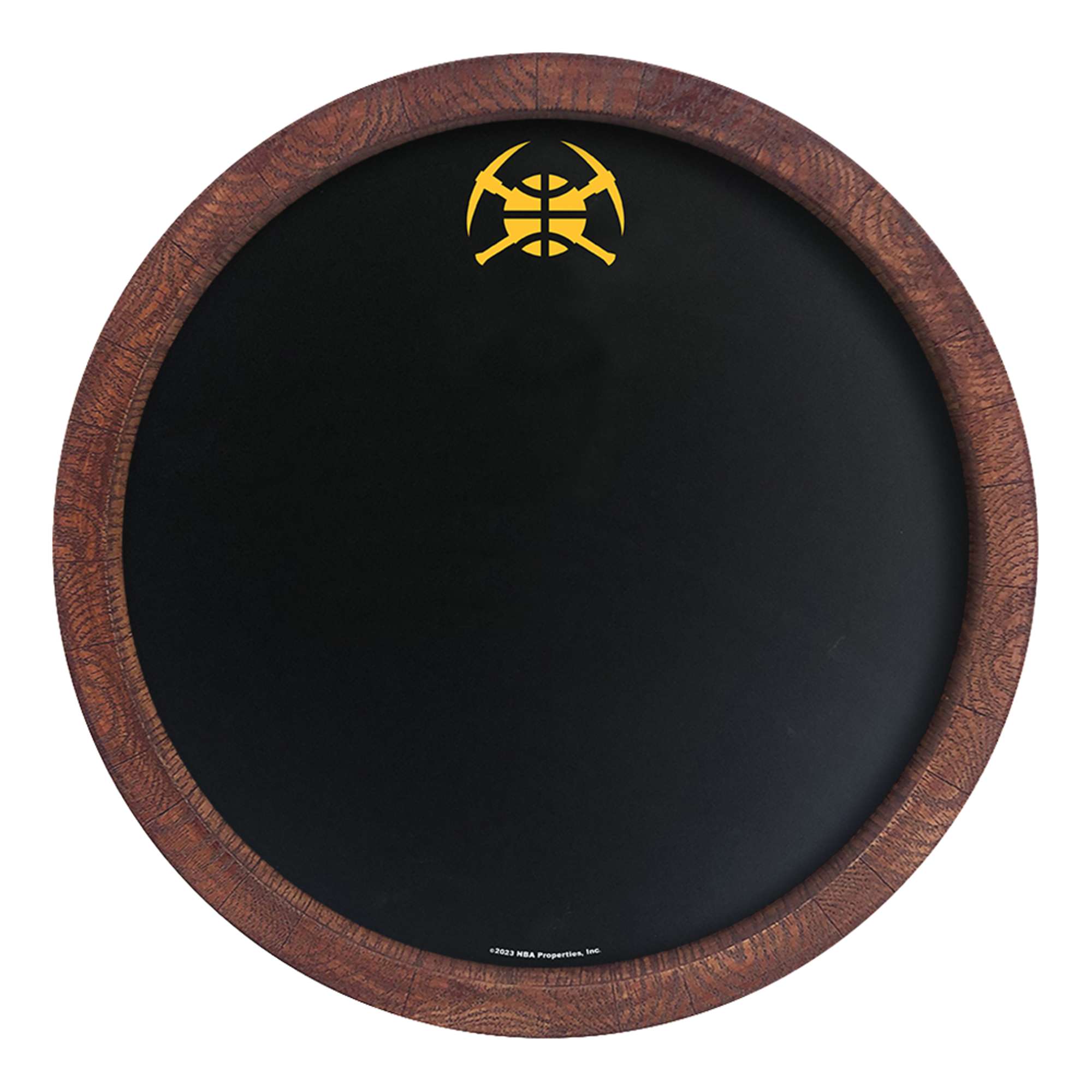 Denver Nuggets: "Faux" Barrel Framed Chalkboard    