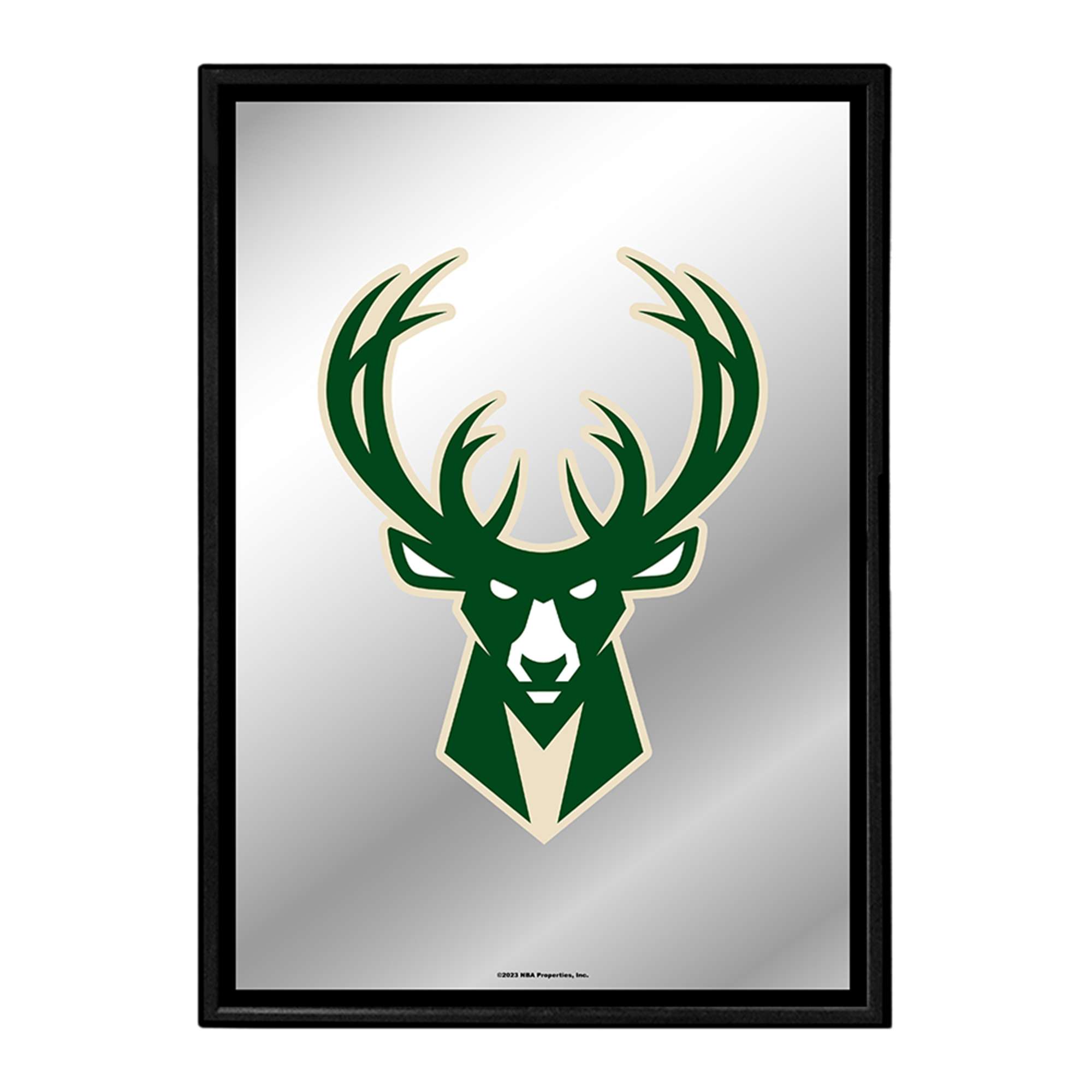 Milwaukee Bucks: Framed Mirrored Wall Sign