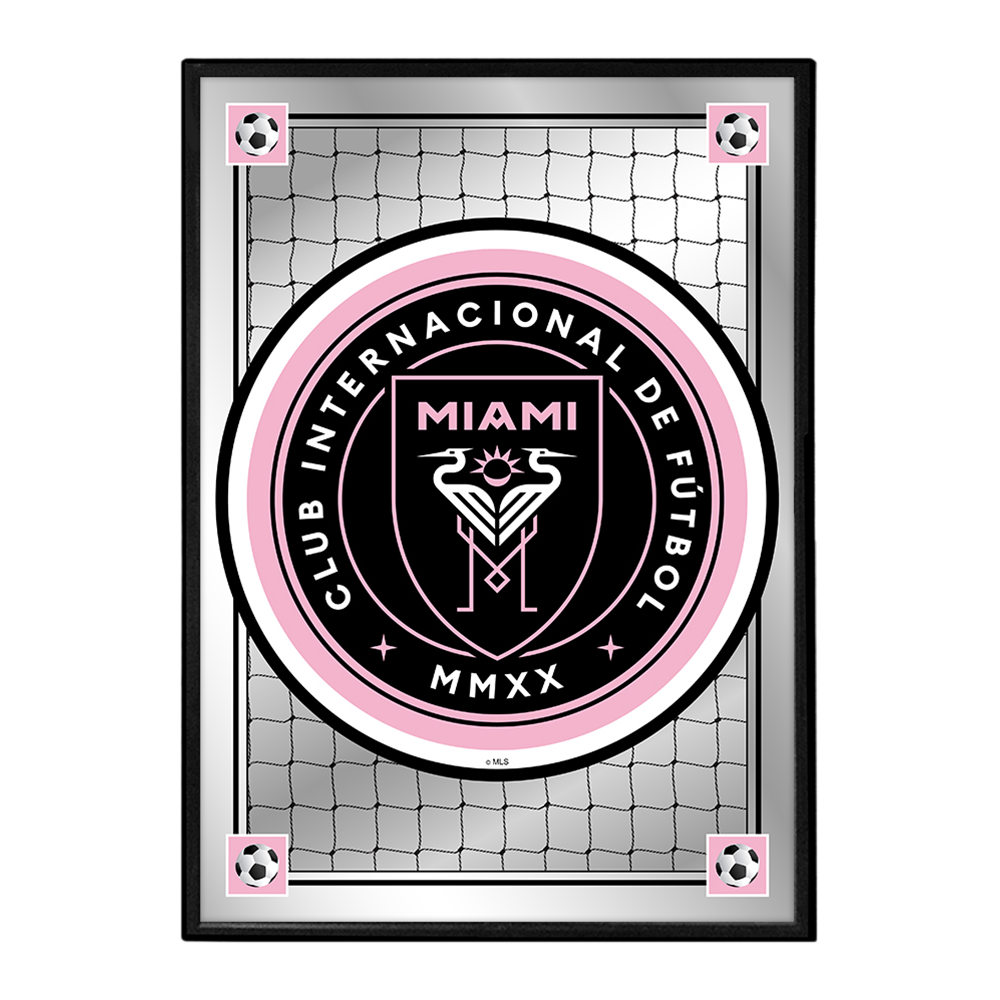 Inter Miami CF: Team Spirit - Framed Mirrored Wall Sign