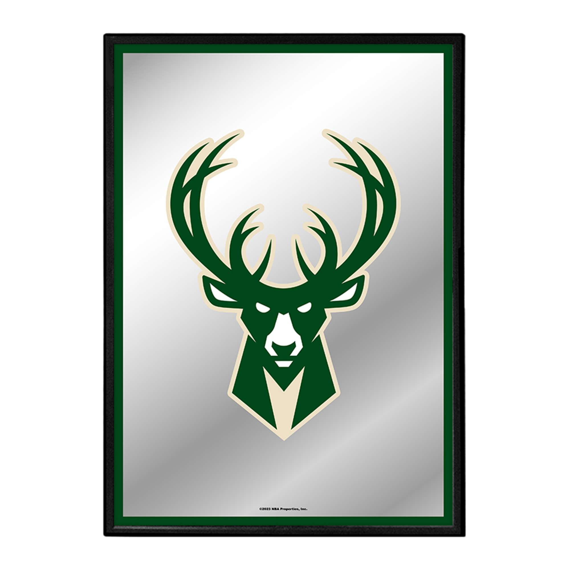 Milwaukee Bucks: Framed Mirrored Wall Sign