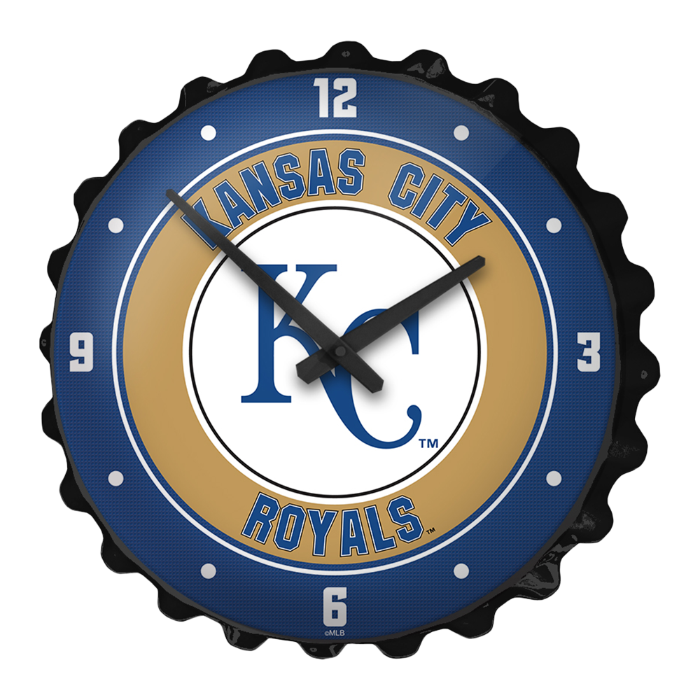 Kansas City Royals Bottle Cap Wall Clock  