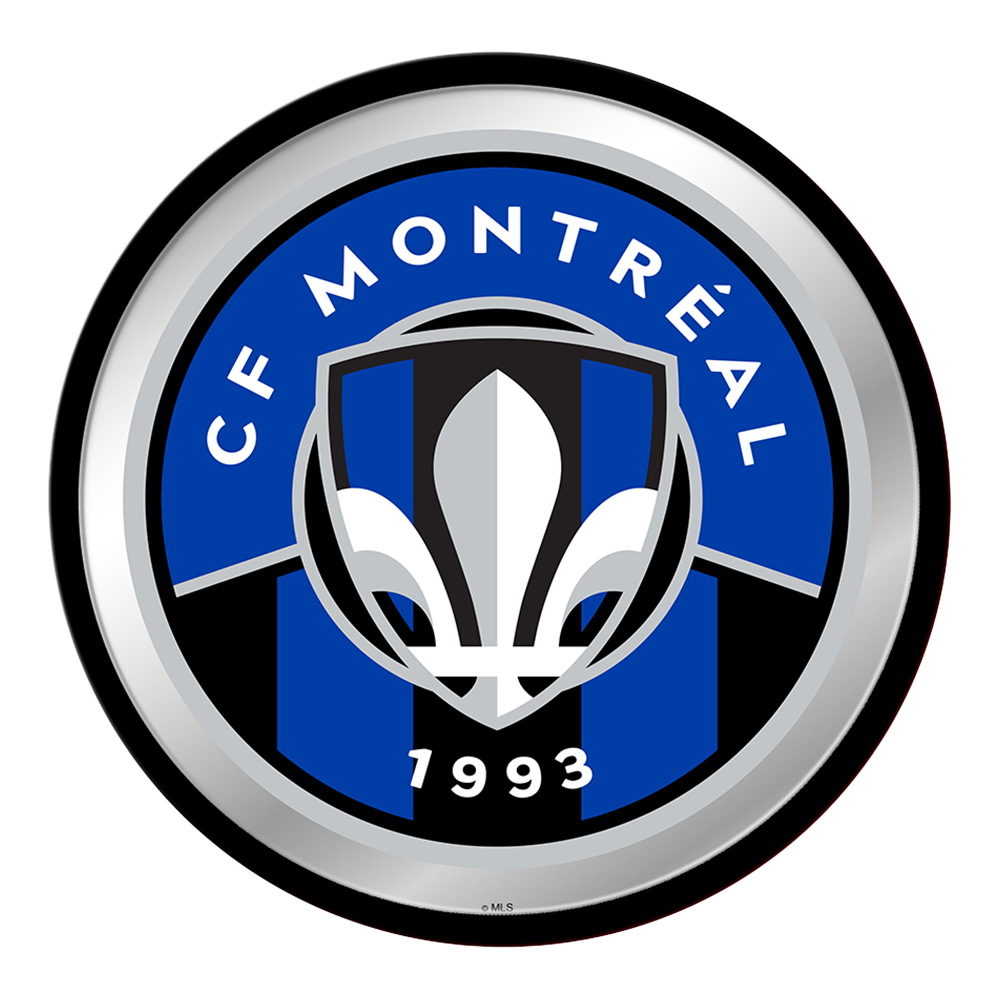CF Montreal: Modern Disc Mirrored Wall Sign LED Car Door Light