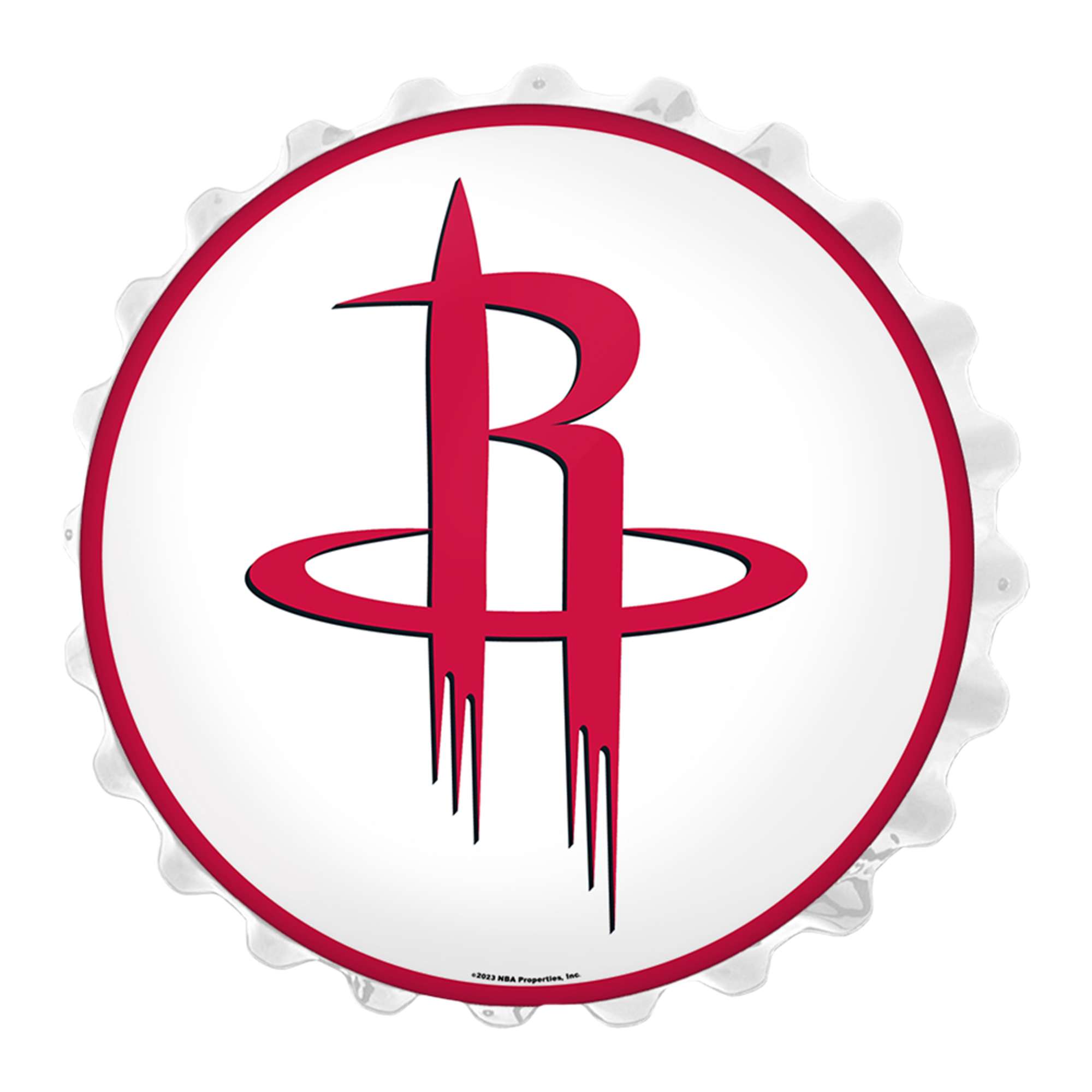 Houston Rockets: Bottle Cap Wall Light