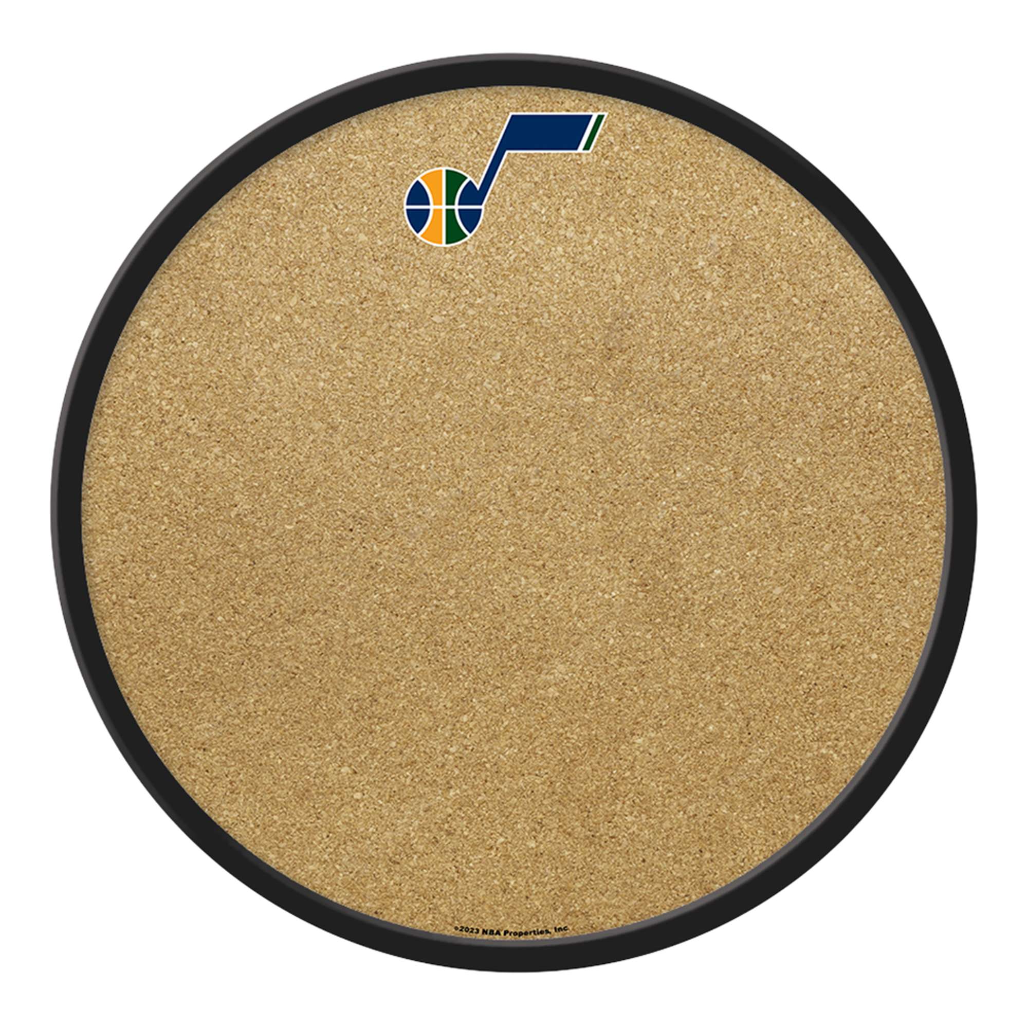 Utah Jazz: Modern Disc Cork Board