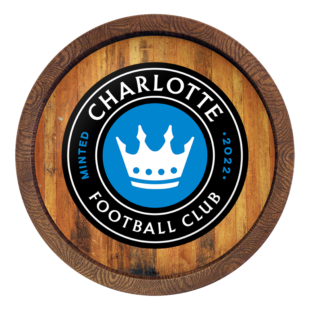 Charlotte FC: "Faux" Barrel Top Sign  