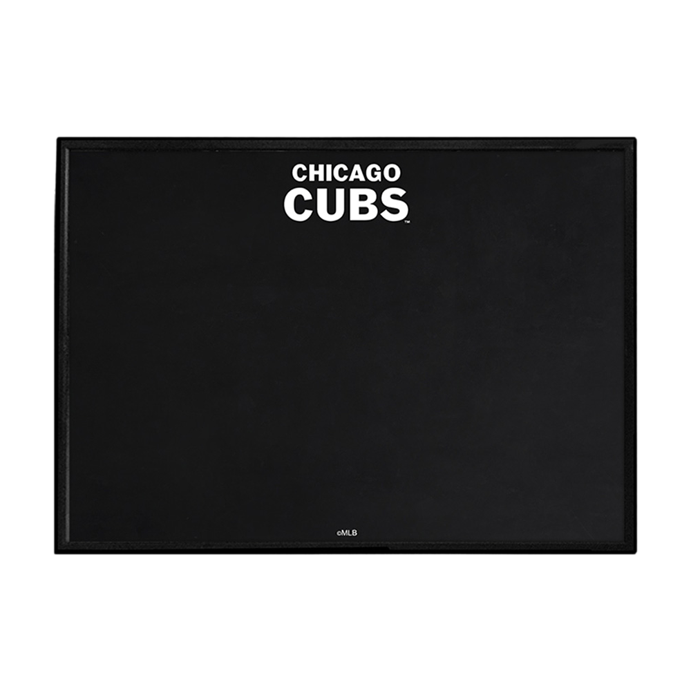 Chicago Cubs Wordmark - Framed Chalkboard  