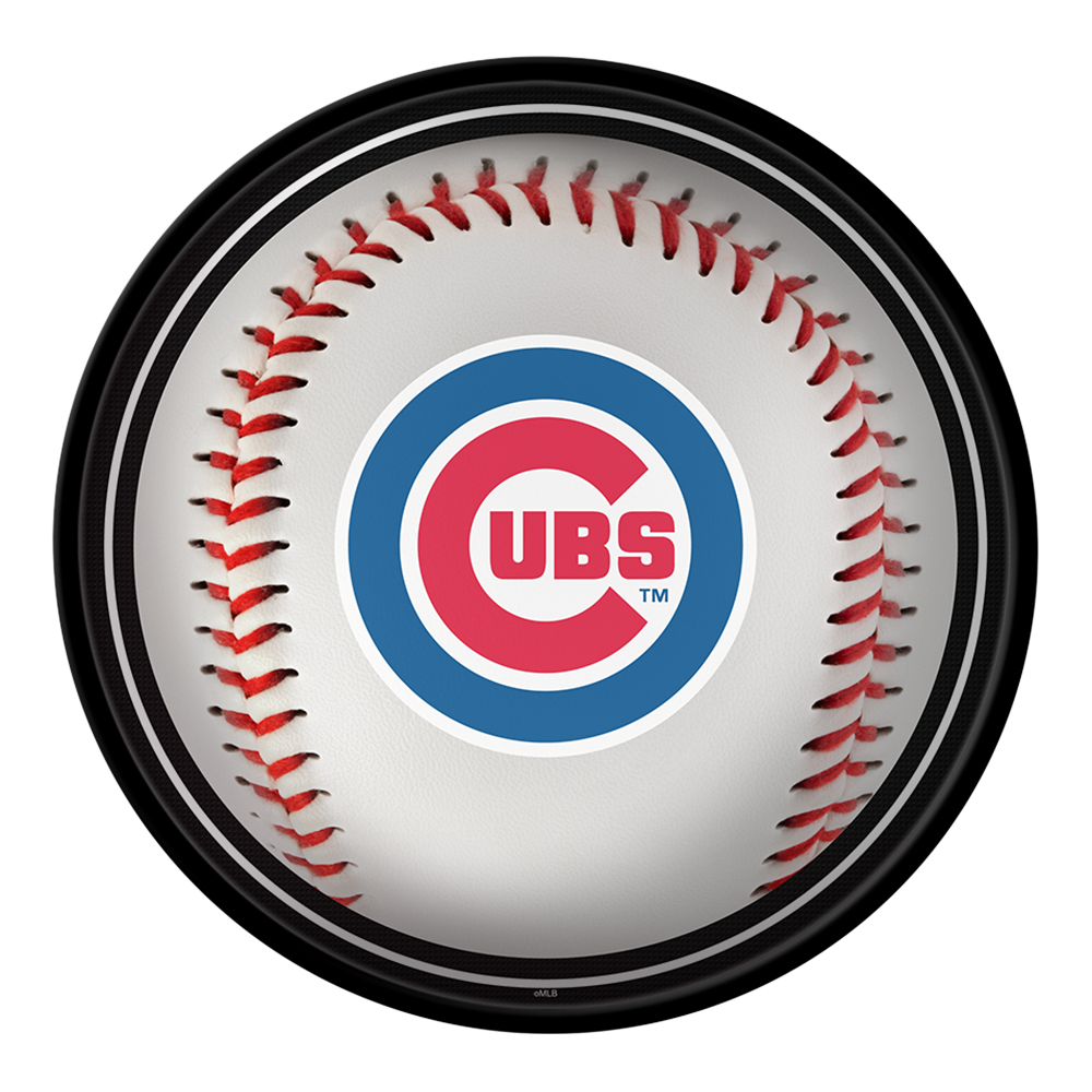 Chicago Cubs Baseball - Modern Disc Wall Sign  