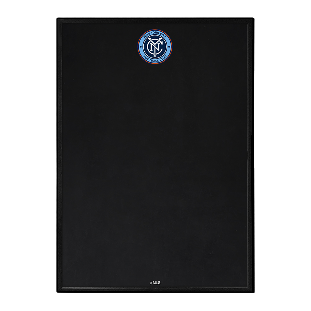 New York City FC: Framed Chalkboard Wall Sign  