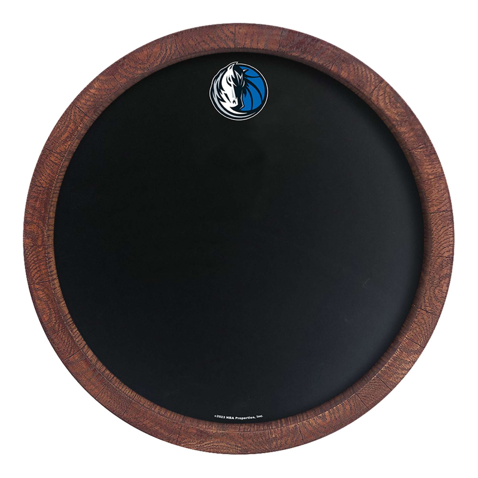 Dallas Mavericks: "Faux" Barrel Framed Chalkboard    