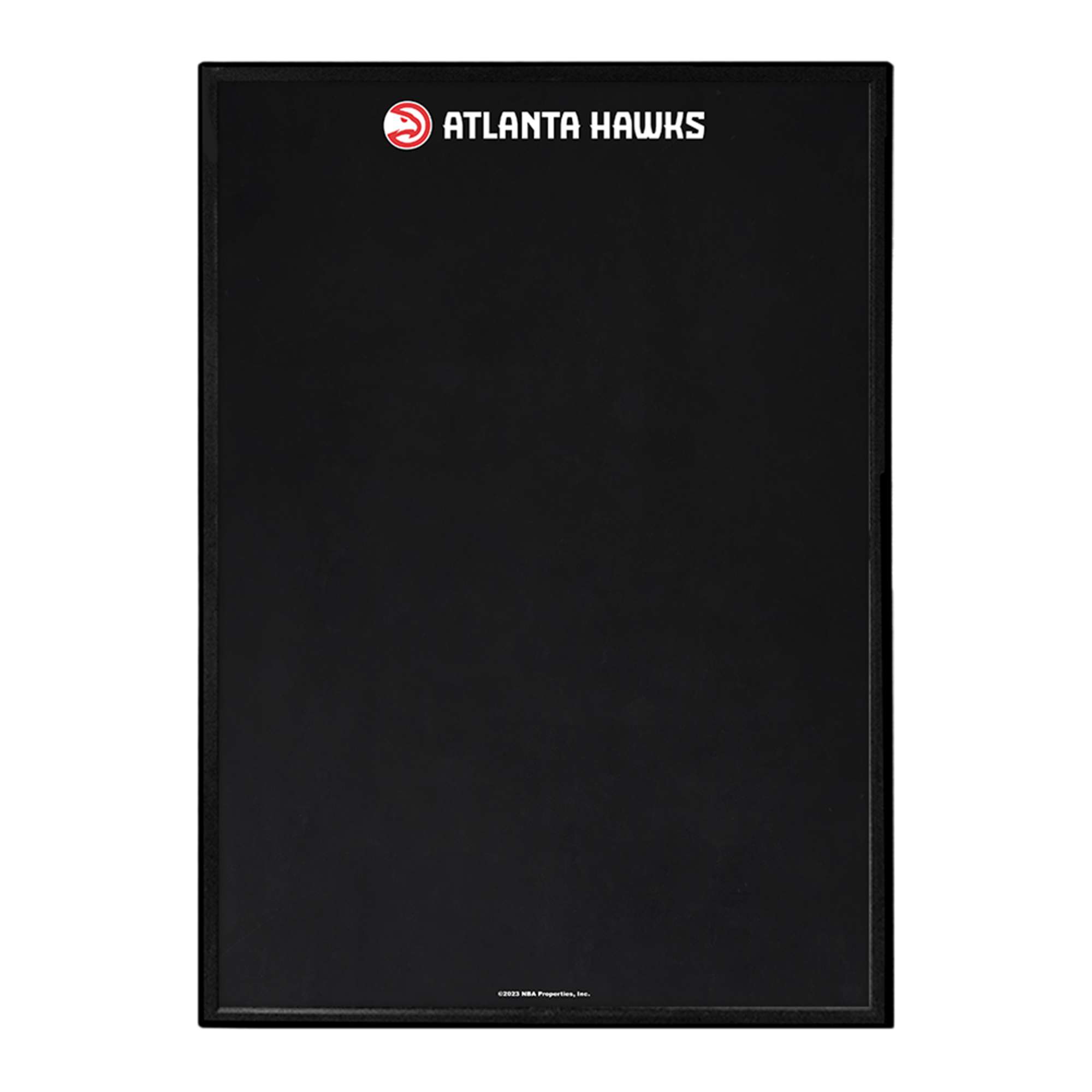 Atlanta Hawks: Framed Chalkboard