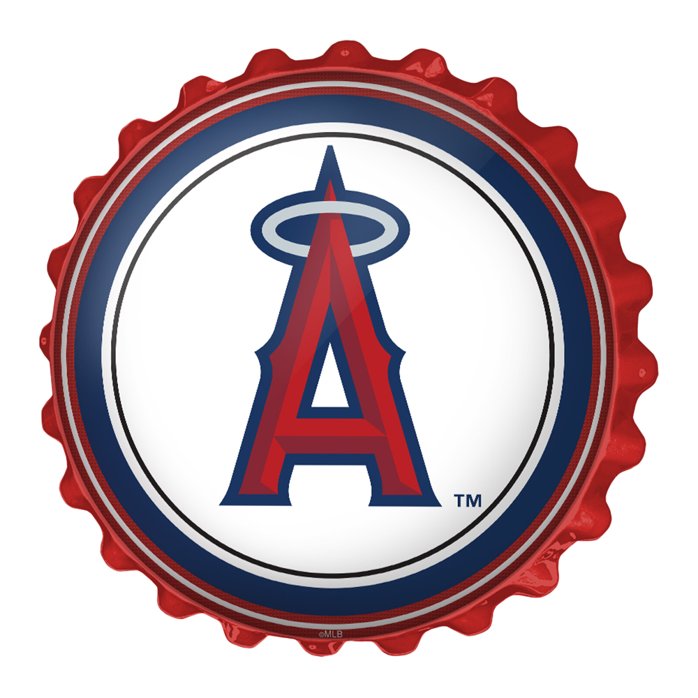Los Angeles Angels Bottle Cap Wall Sign  