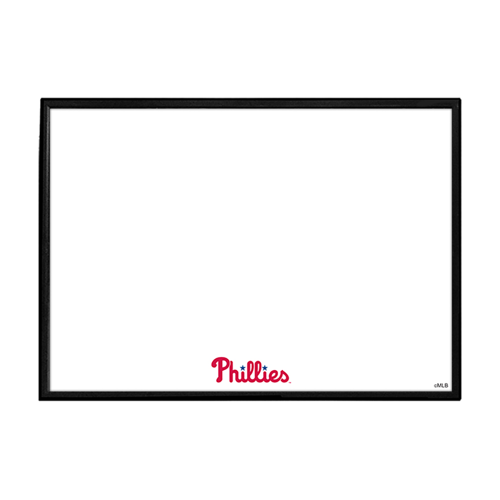 Philadelphia Phillies Wordmark - Framed Dry Erase Wall Sign  
