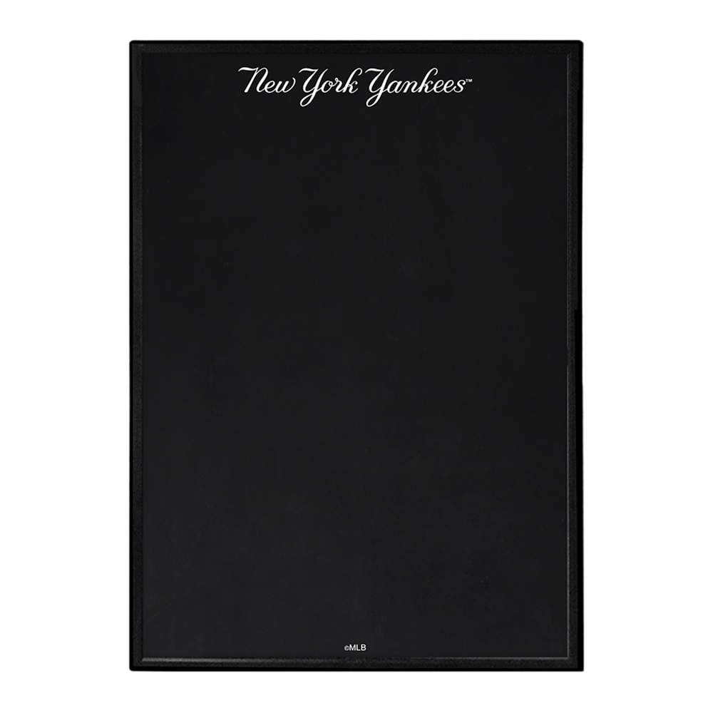 New York Yankees Wordmark - Framed Chalkboard  