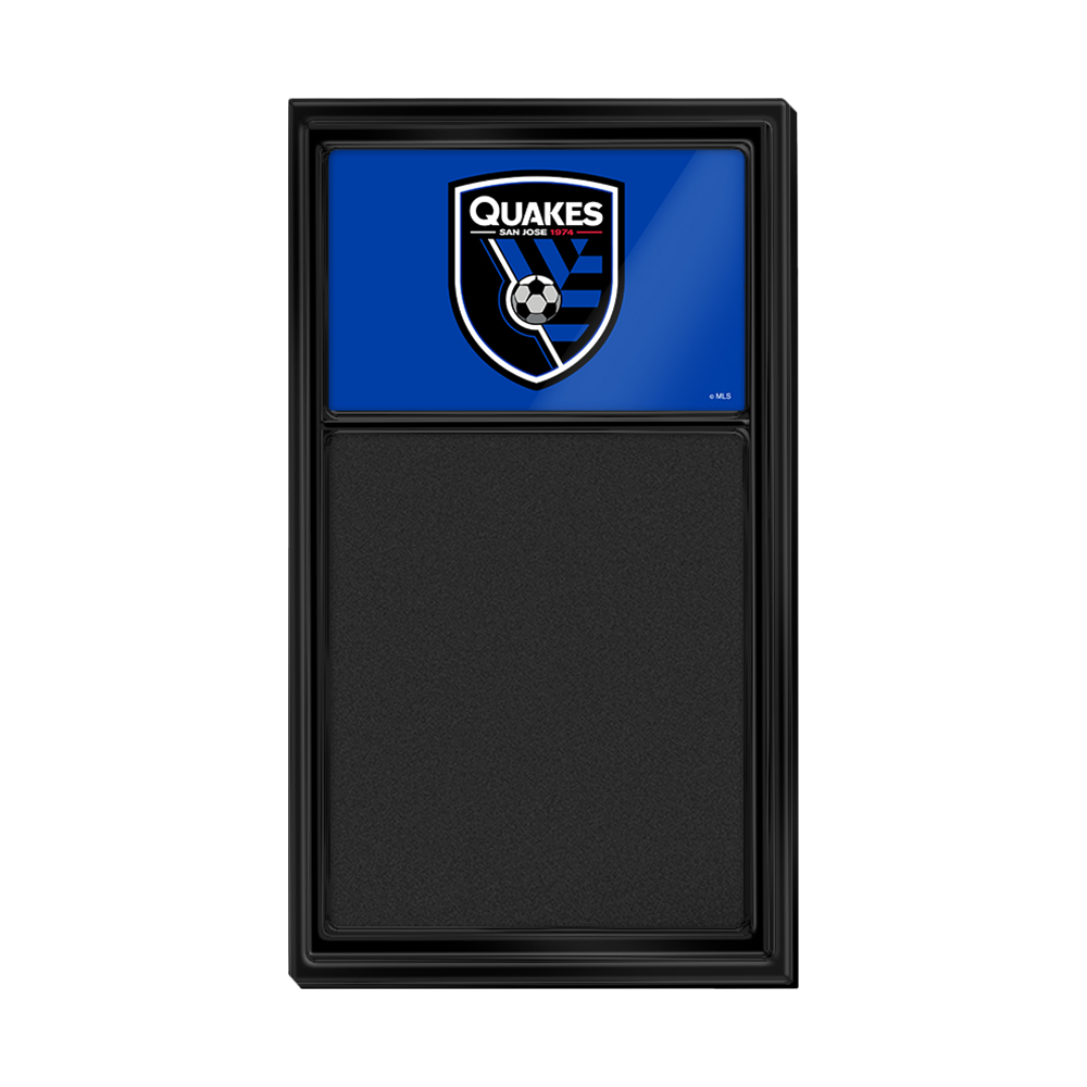San Jose Earthquakes: Chalk Note Board