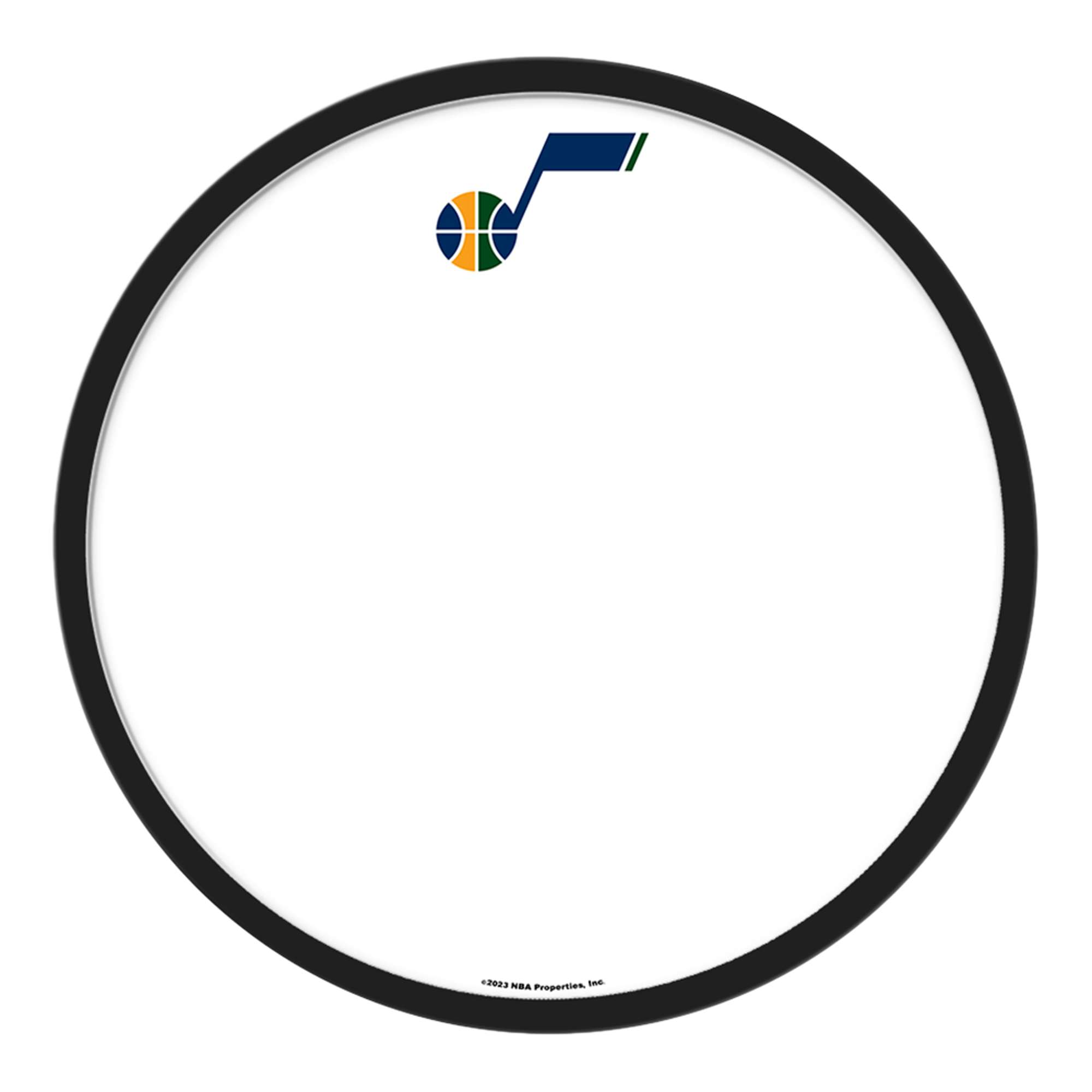 Utah Jazz: Modern Disc Dry Erase Wall Sign