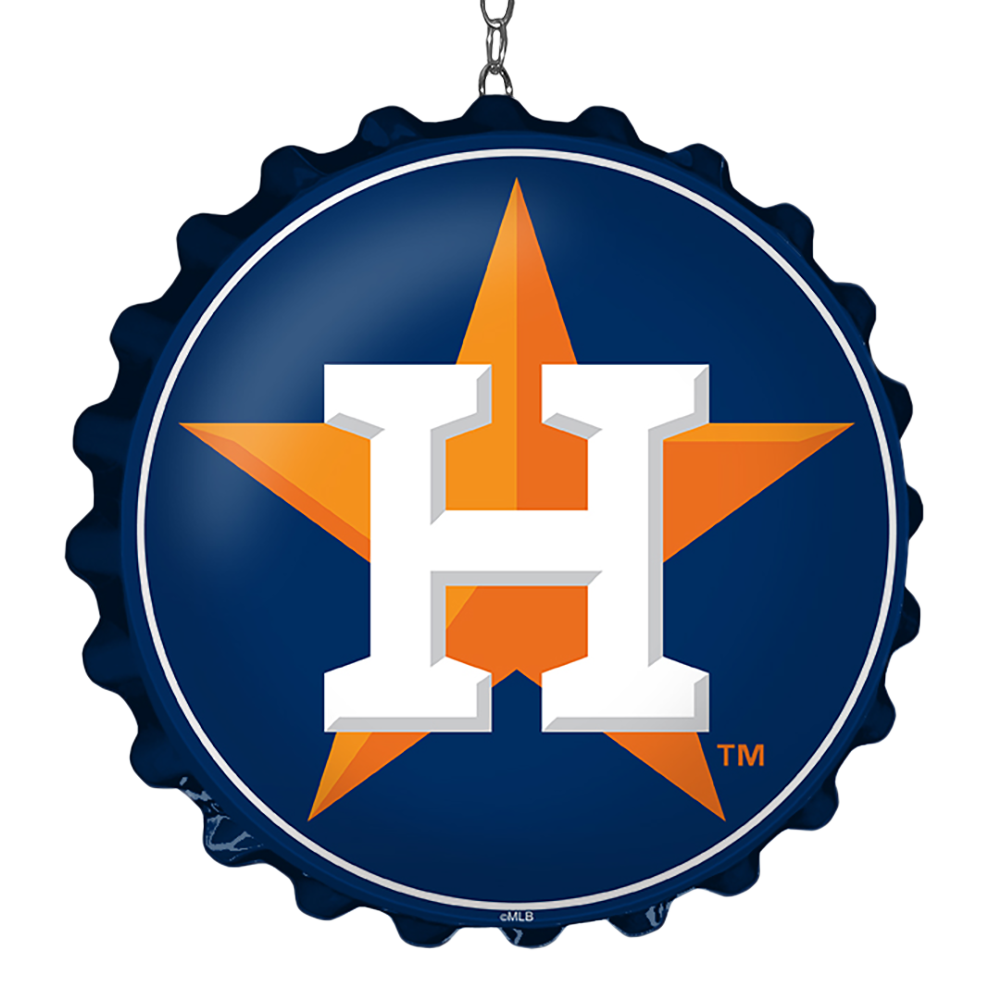 Houston Astros Logo - Bottle Cap Dangler  