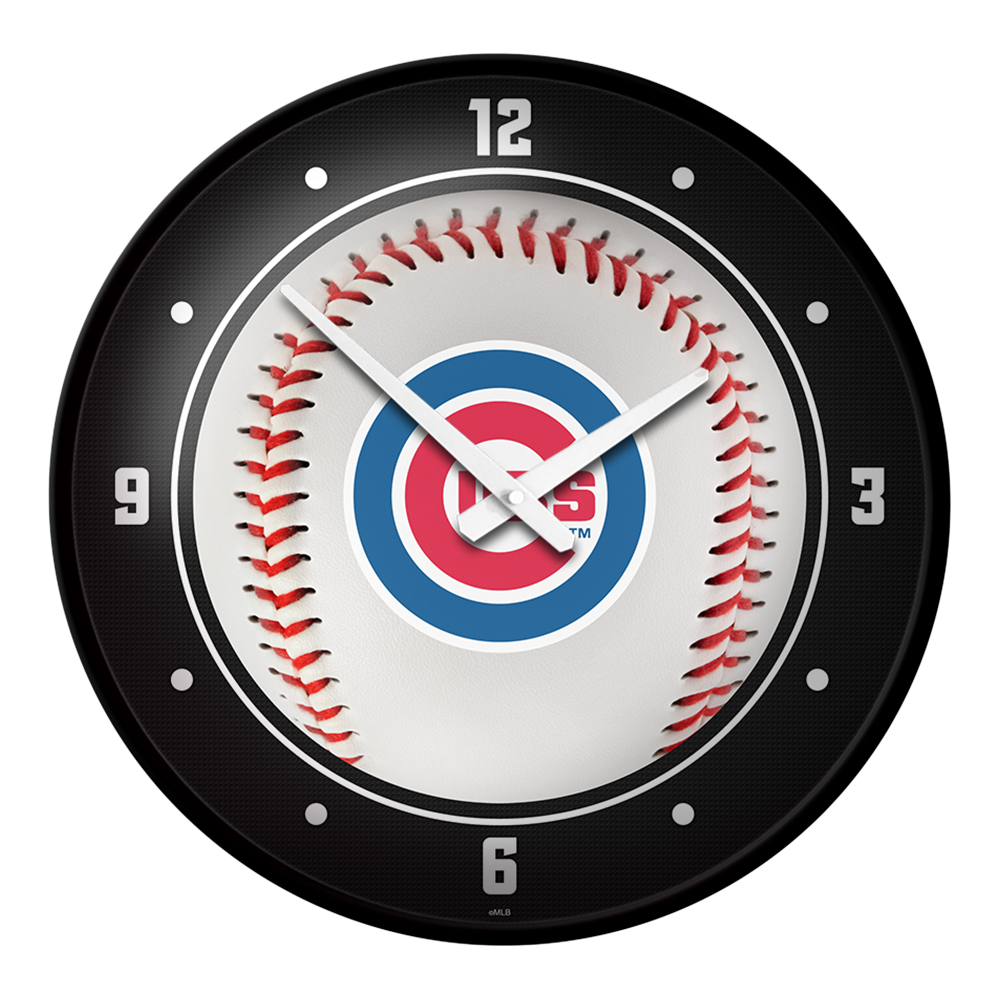 Chicago Cubs Baseball - Modern Disc Wall Clock  