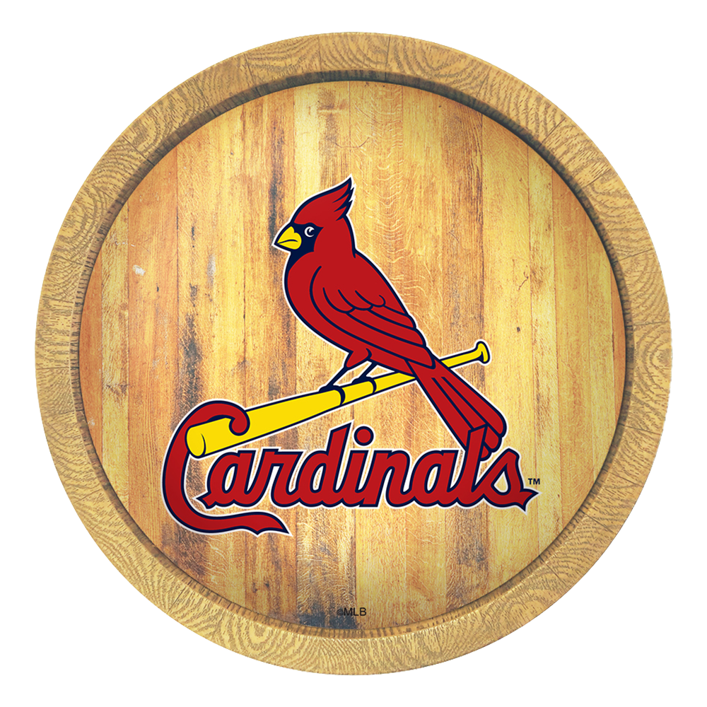 St. Louis Cardinals: "Faux" Barrel Top Sign   