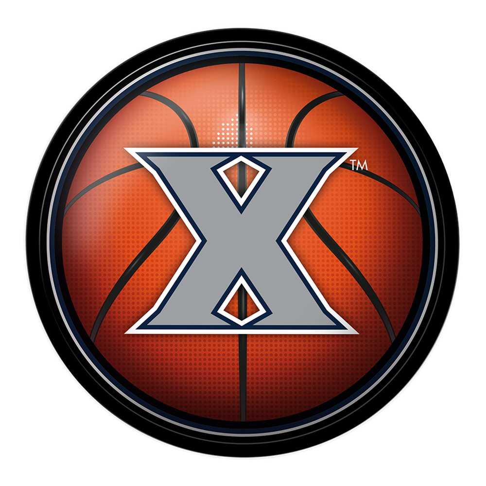 Xavier Musketeers Basketball - Modern Disc Wall Sign