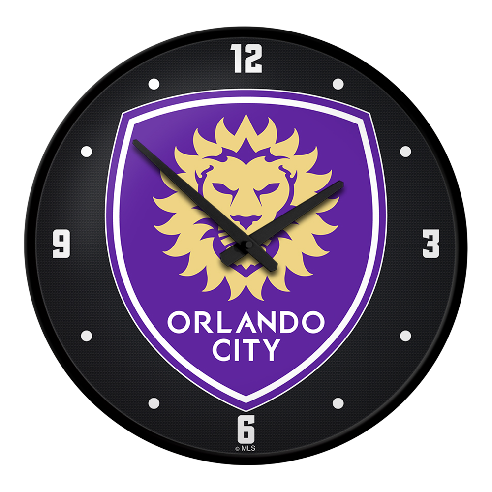 Orlando City: Modern Disc Wall Clock  