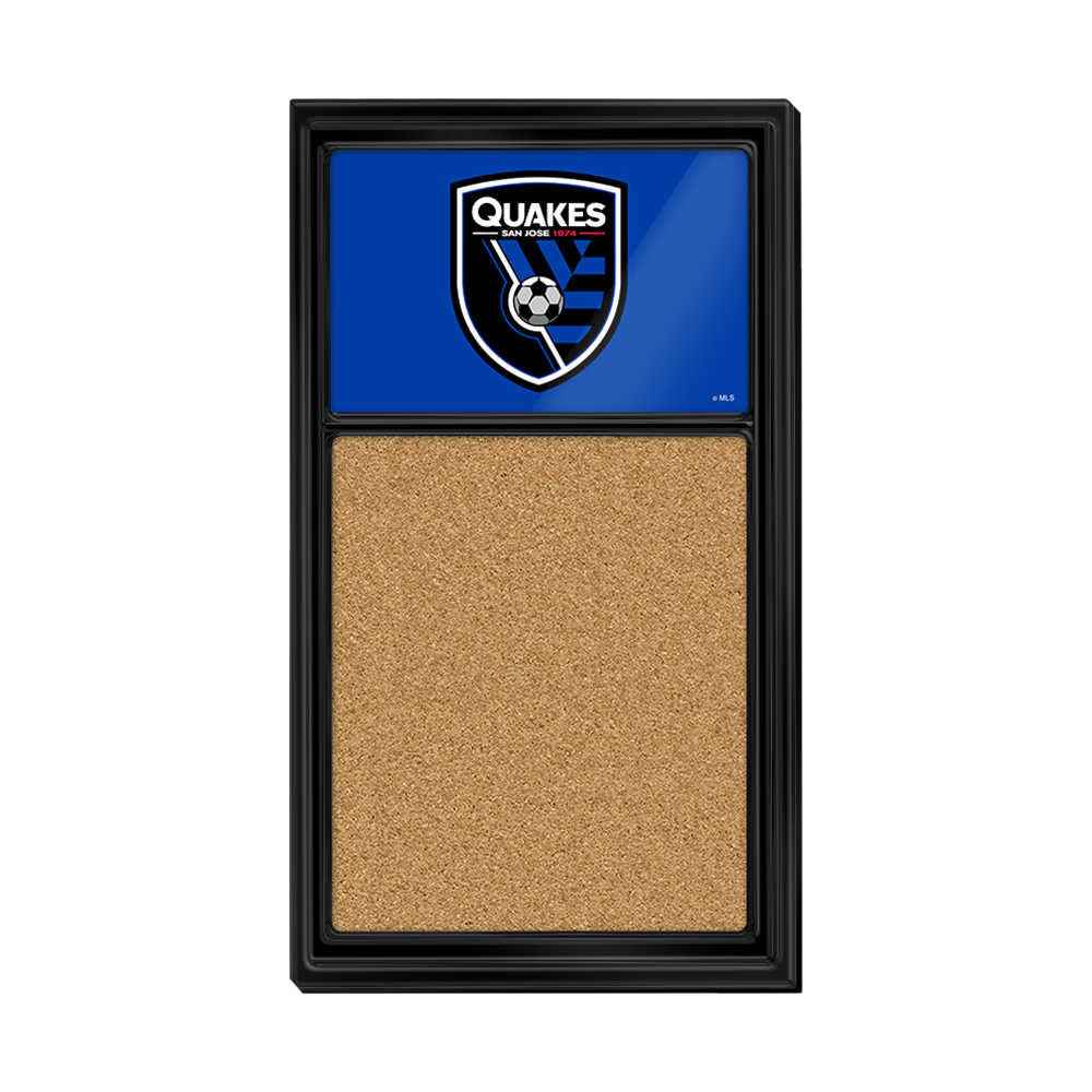 San Jose Earthquakes: Cork Note Board  