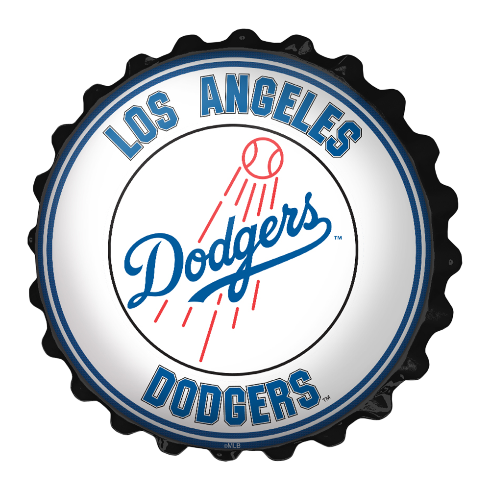 Los Angeles Dodgers Bottle Cap Wall Sign  