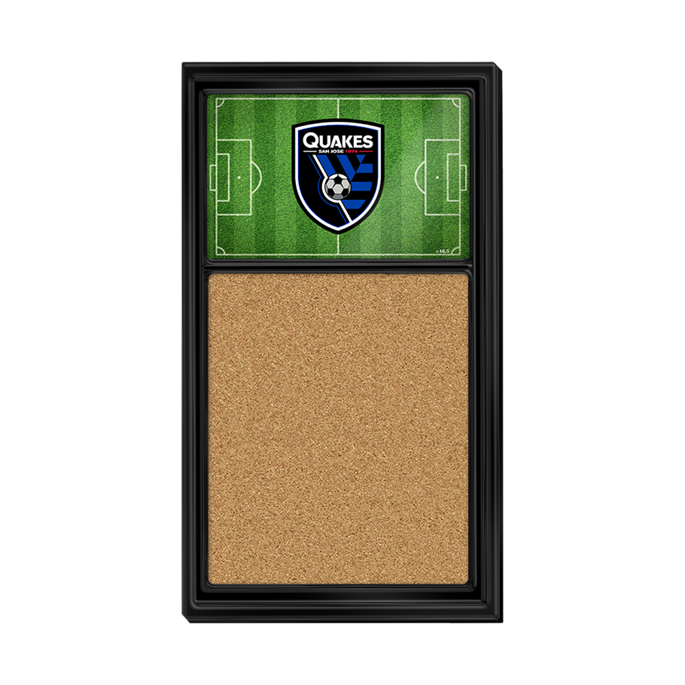 San Jose Earthquakes: Pitch - Cork Note Board