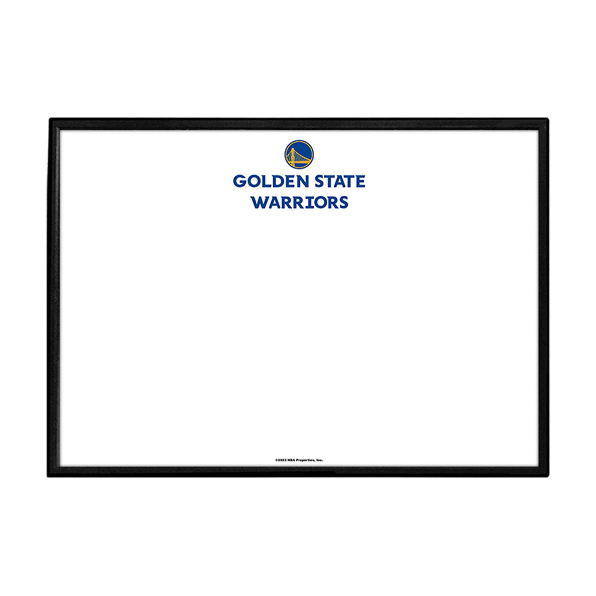 Golden State Warriors: Framed Dry Erase Wall Sign