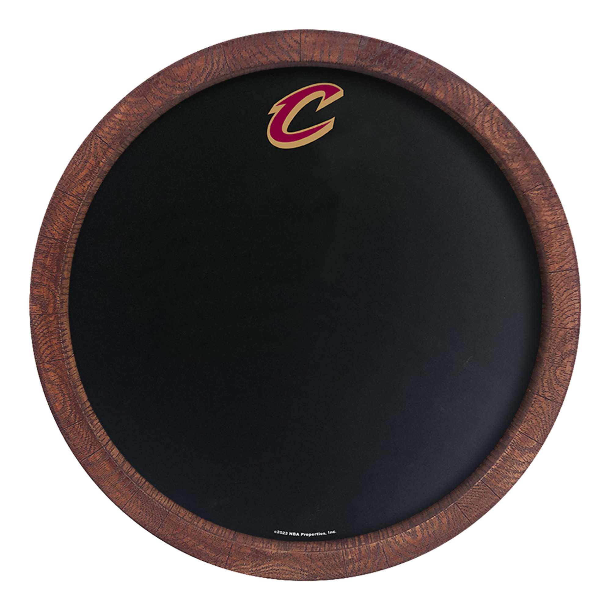 Cleveland Cavaliers: "Faux" Barrel Framed Chalkboard    