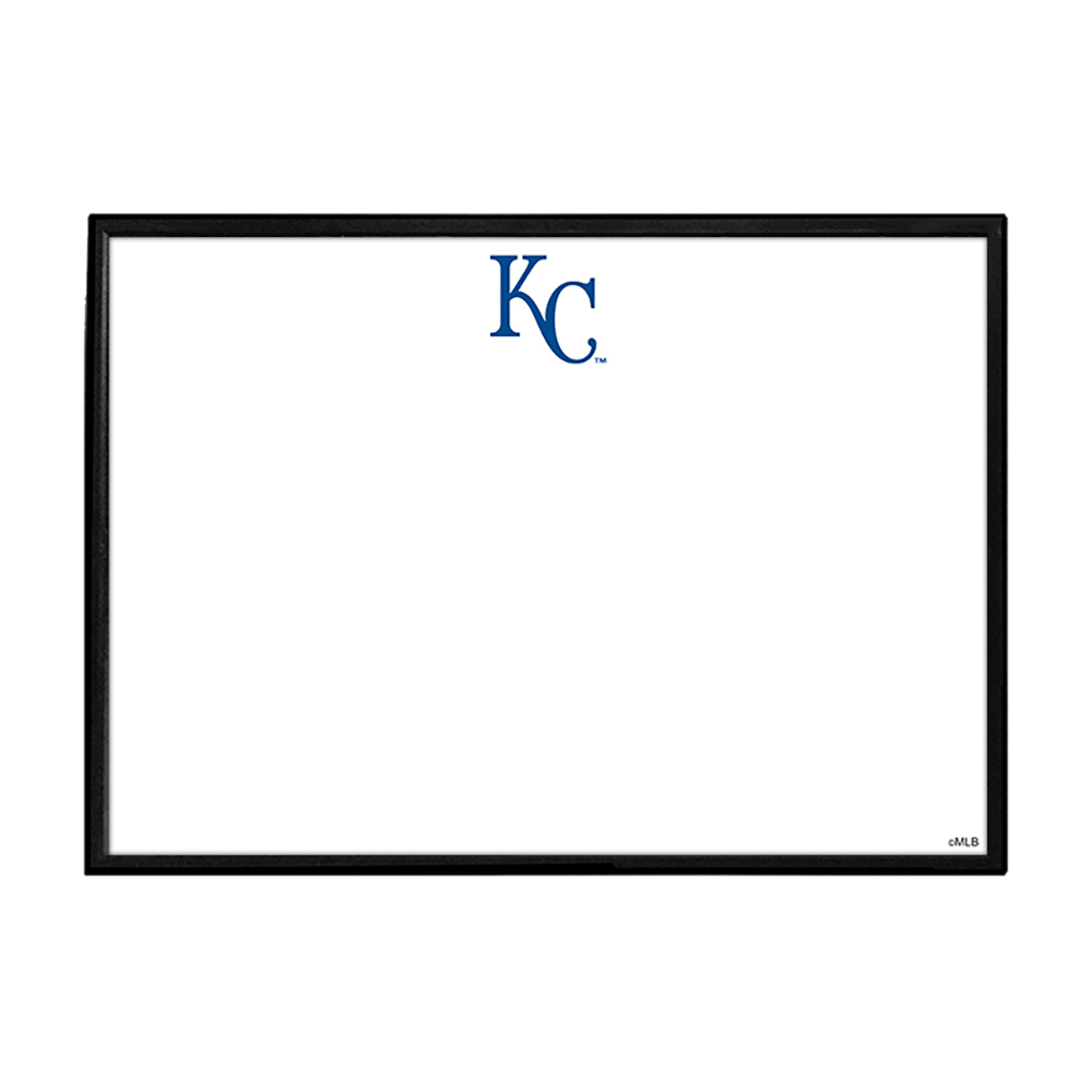 Kansas City Royals Logo - Framed Dry Erase Wall Sign  