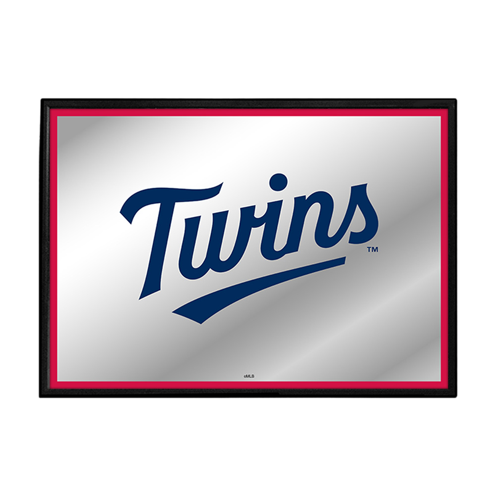 Minnesota Twins Framed Mirrored Wall Sign  