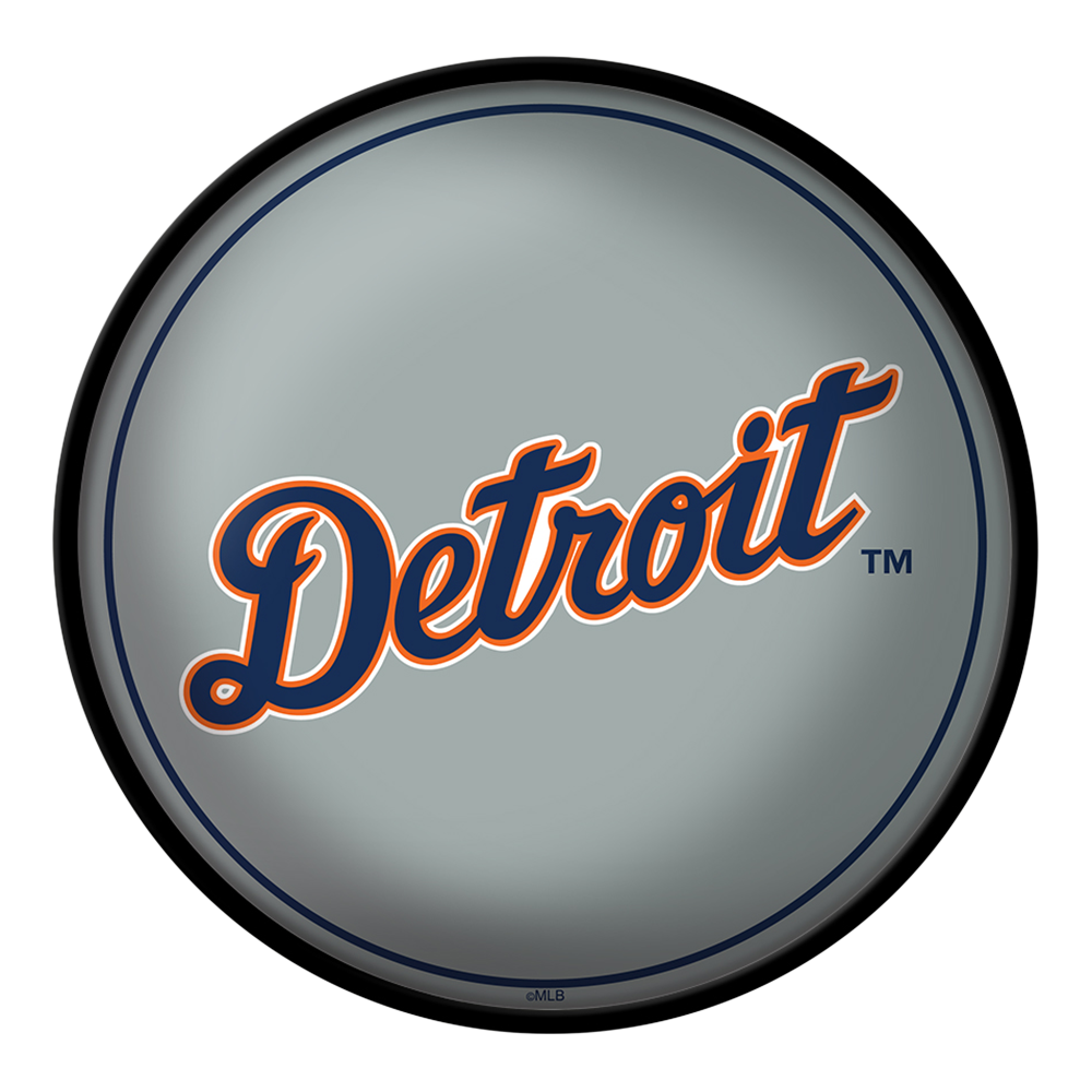 Detroit Tigers Logo - Modern Disc Wall Sign  