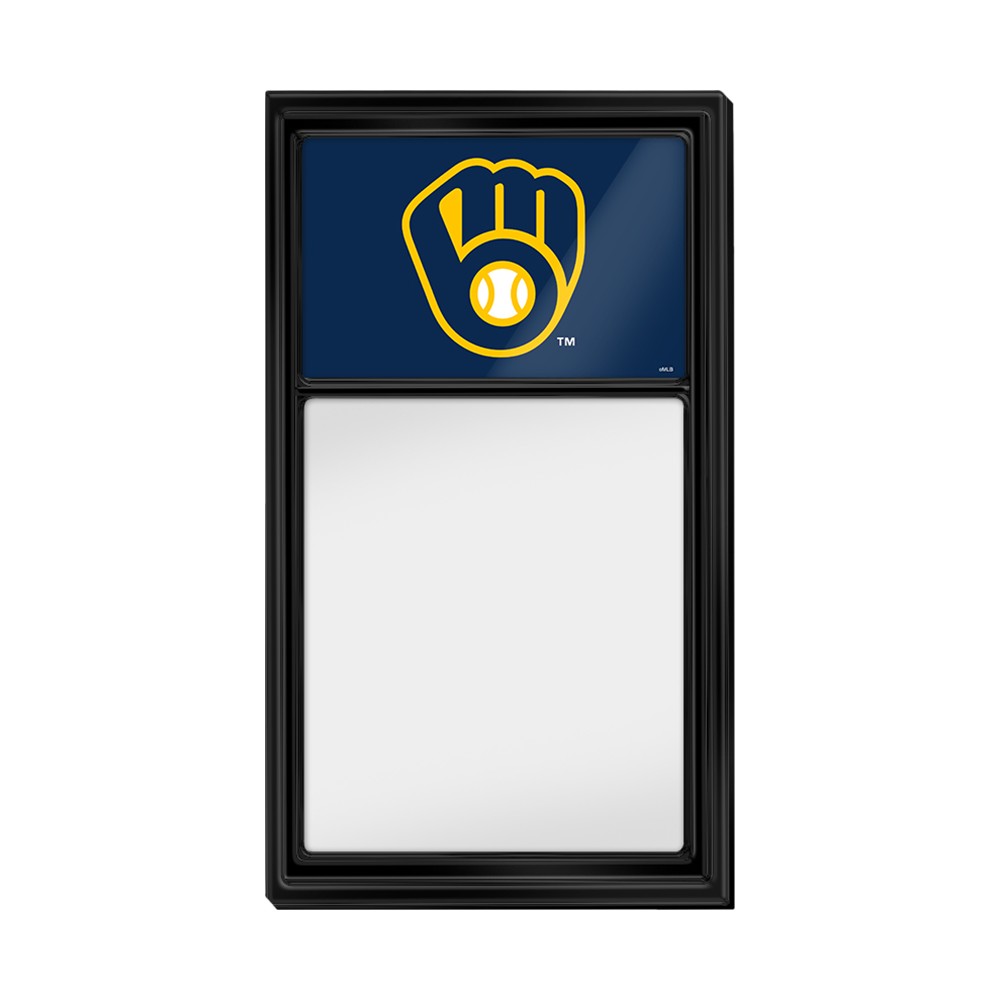 Milwaukee Brewers Logo - Dry Erase Note Board  
