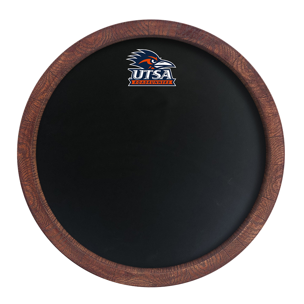UTSA Roadrunners "Faux" Barrel Top Chalkboard  