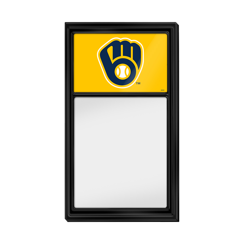Milwaukee Brewers Logo - Dry Erase Note Board  