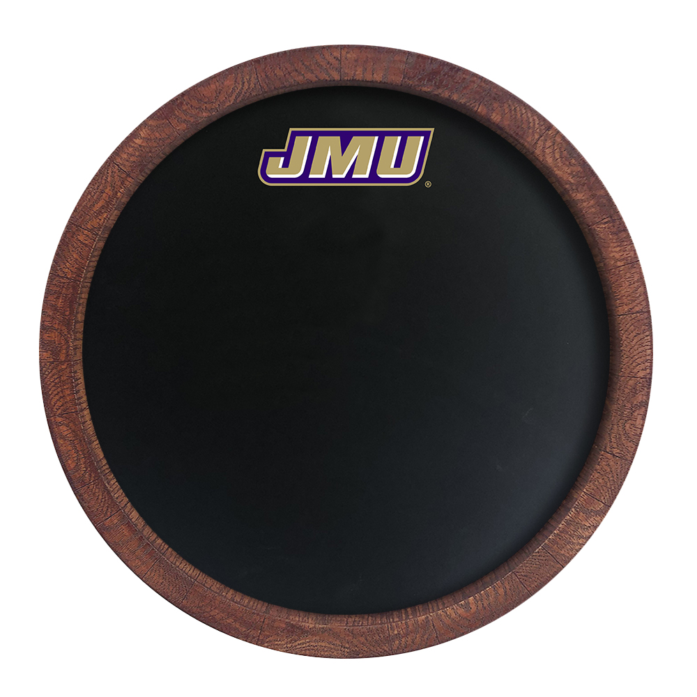 James Madison Dukes Chalkboard "Faux" Barrel Top Sign  