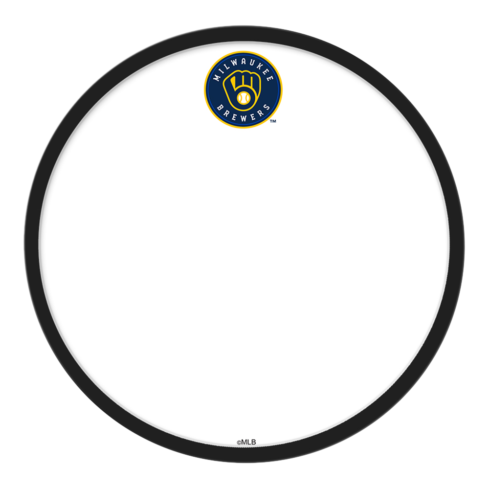 Milwaukee Brewers Modern Disc Dry Erase Wall Sign  