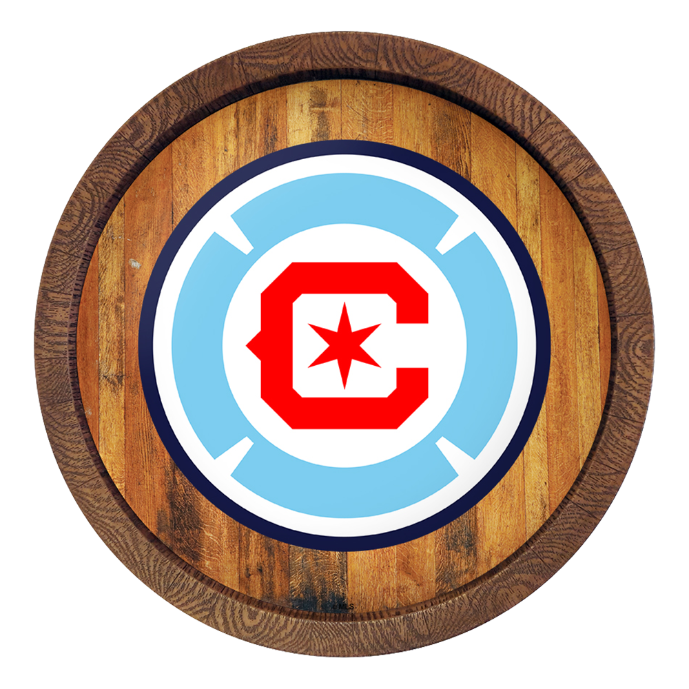 Chicago Fire: "Faux" Barrel Top Sign  