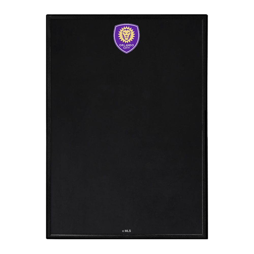 Orlando City: Framed Chalkboard Wall Sign  