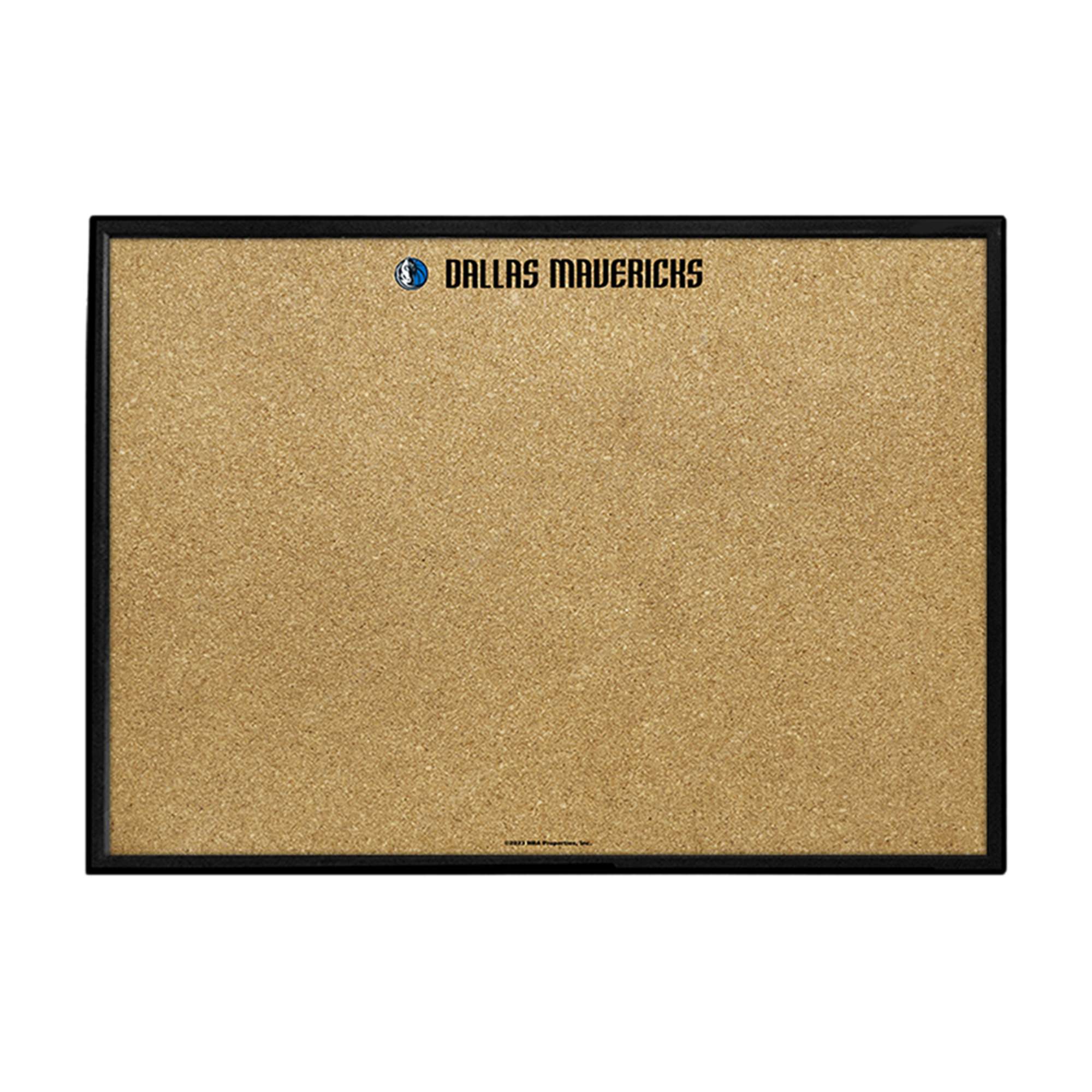 Dallas Mavericks: Framed Corkboard