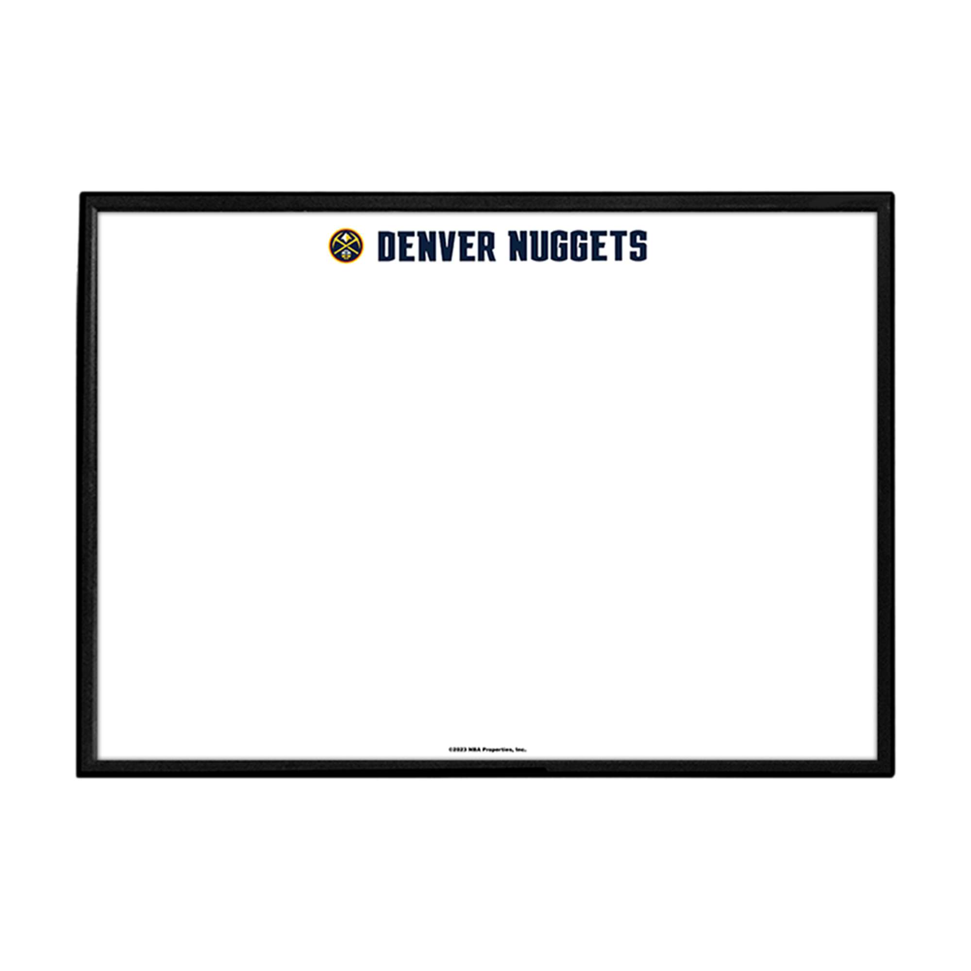 Denver Nuggets: Framed Dry Erase Wall Sign