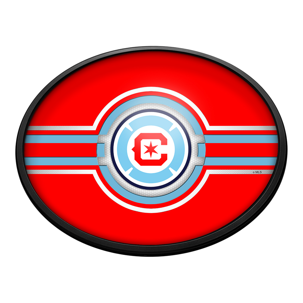 Chicago Fire: Oval Slimline Lighted Wall Sign