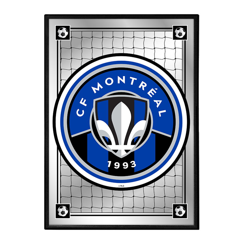 CF Montreal: Team Spirit - Framed Mirrored Wall Sign LED Car Door Light