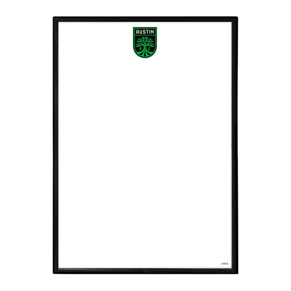 Austin F.C.: Framed Dry Erase Wall Sign Button Pot