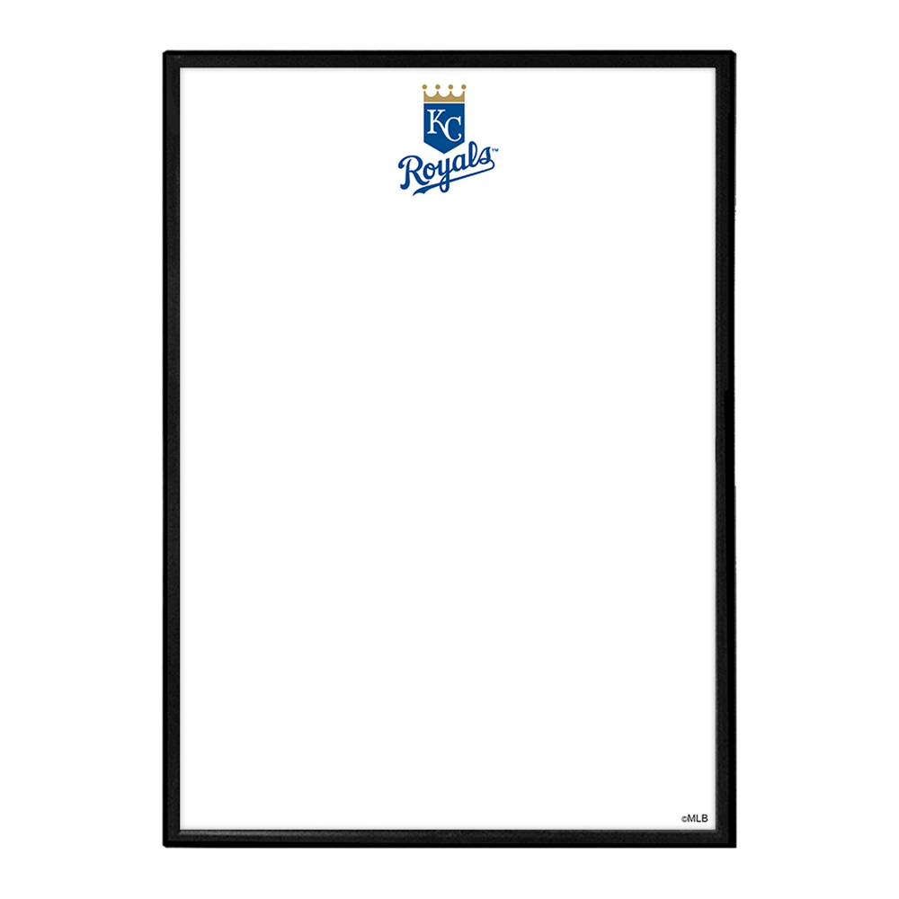 Kansas City Royals Framed Dry Erase Wall Sign  